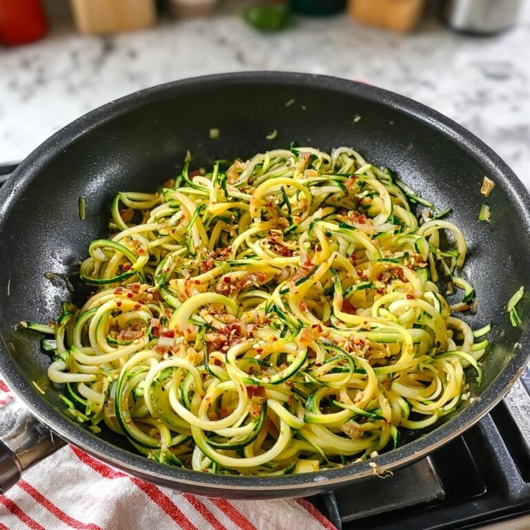 Zucchini Noodle Stir Fry Recipe