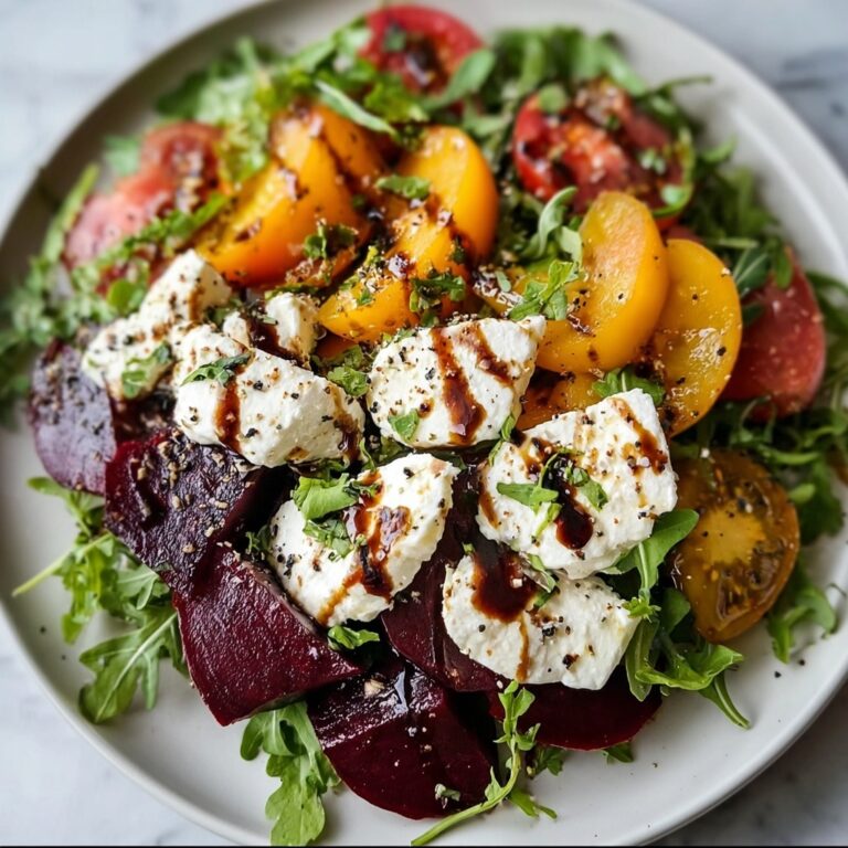 Beet Salad with Goat Cheese and Balsamic Recipe