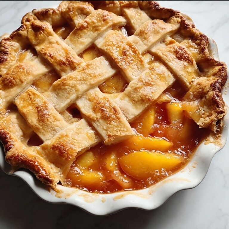 Triple Crust Peach Cobbler Recipe