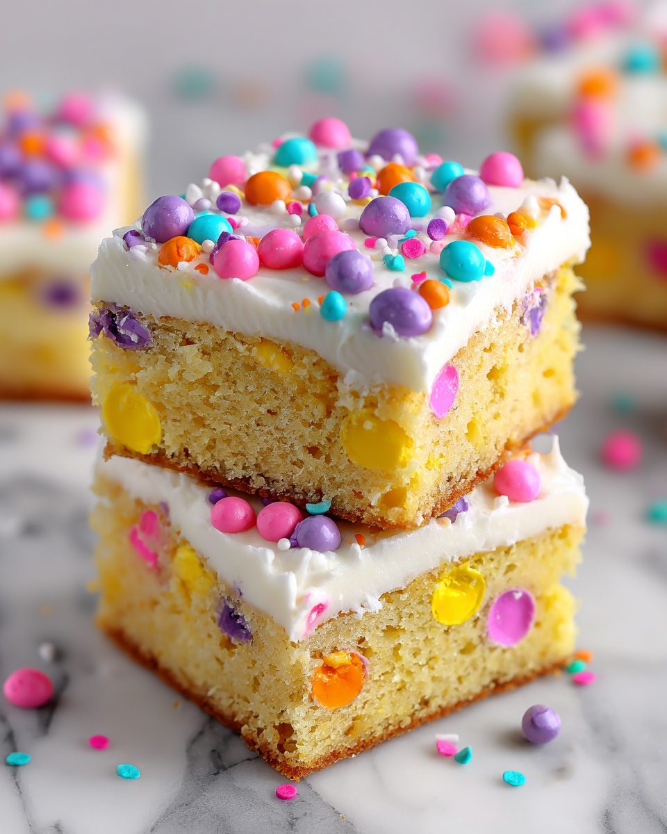 Easy Frosted Sugar Cookie Bars Recipe - Recipe Image
