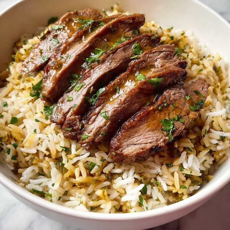 Garlic Butter Beef and Rice Recipe