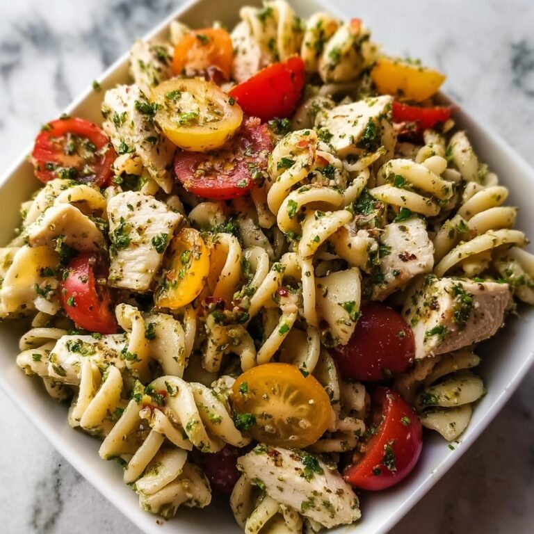 Herby Lemon Chicken Pasta Salad Recipe