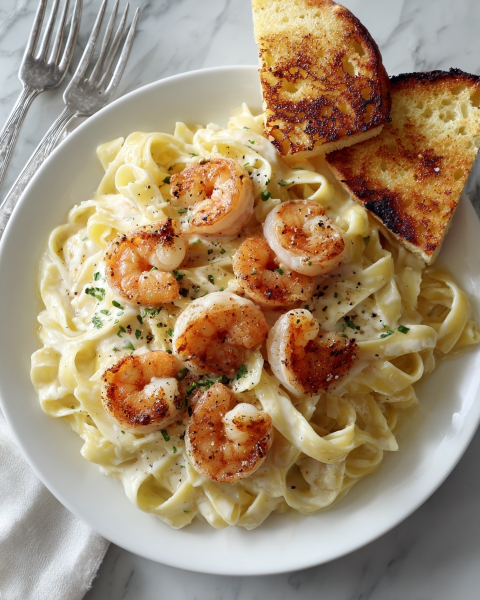 Fettuccine Alfredo with Shrimp Recipe - Recipe Image