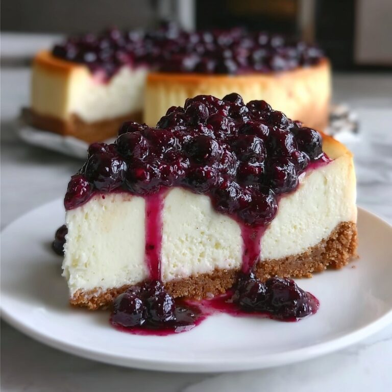 Delightful No Bake Blueberry Cheesecake Recipe for Comforting Moments Recipe