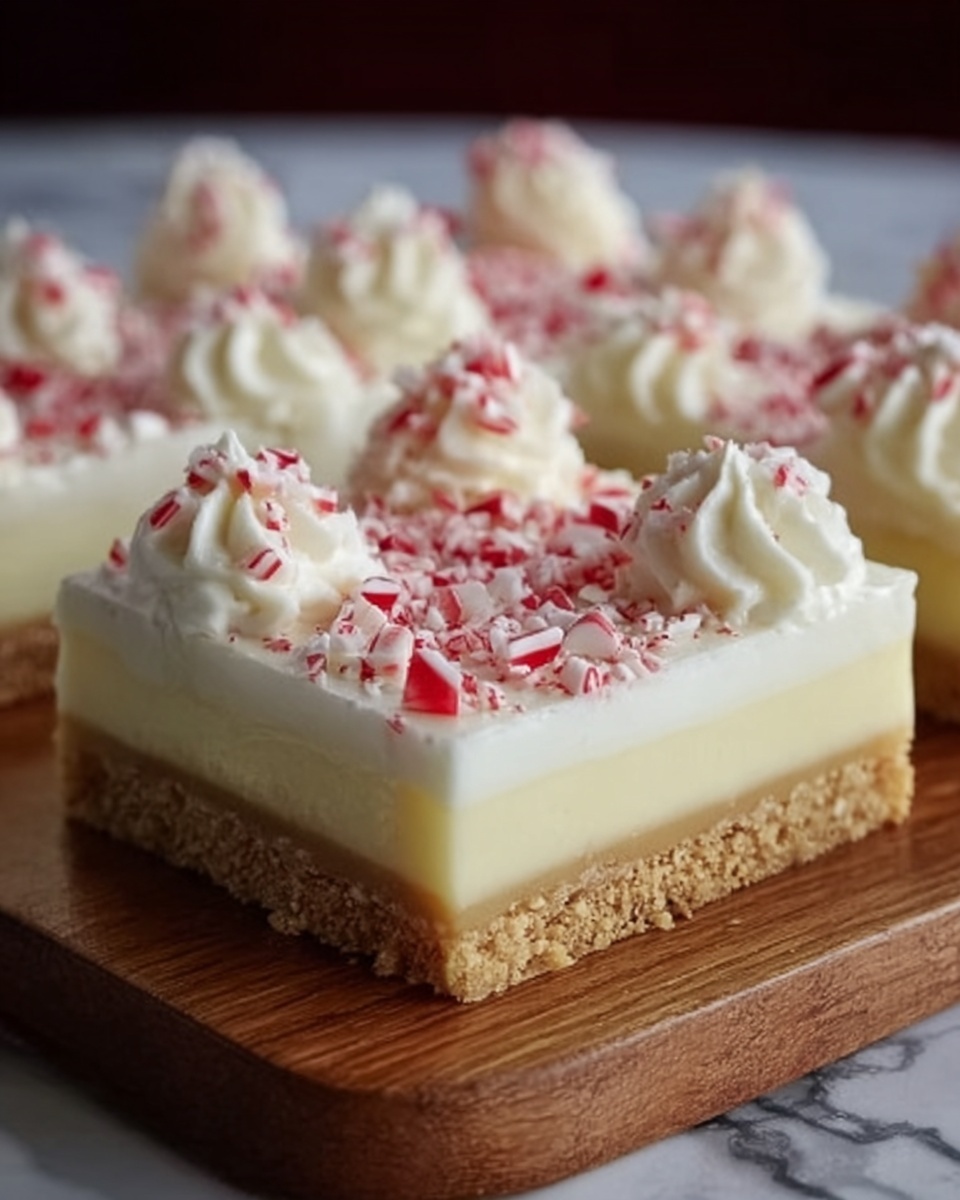 No-Bake Candy Cane Pie Recipe - Recipe Image