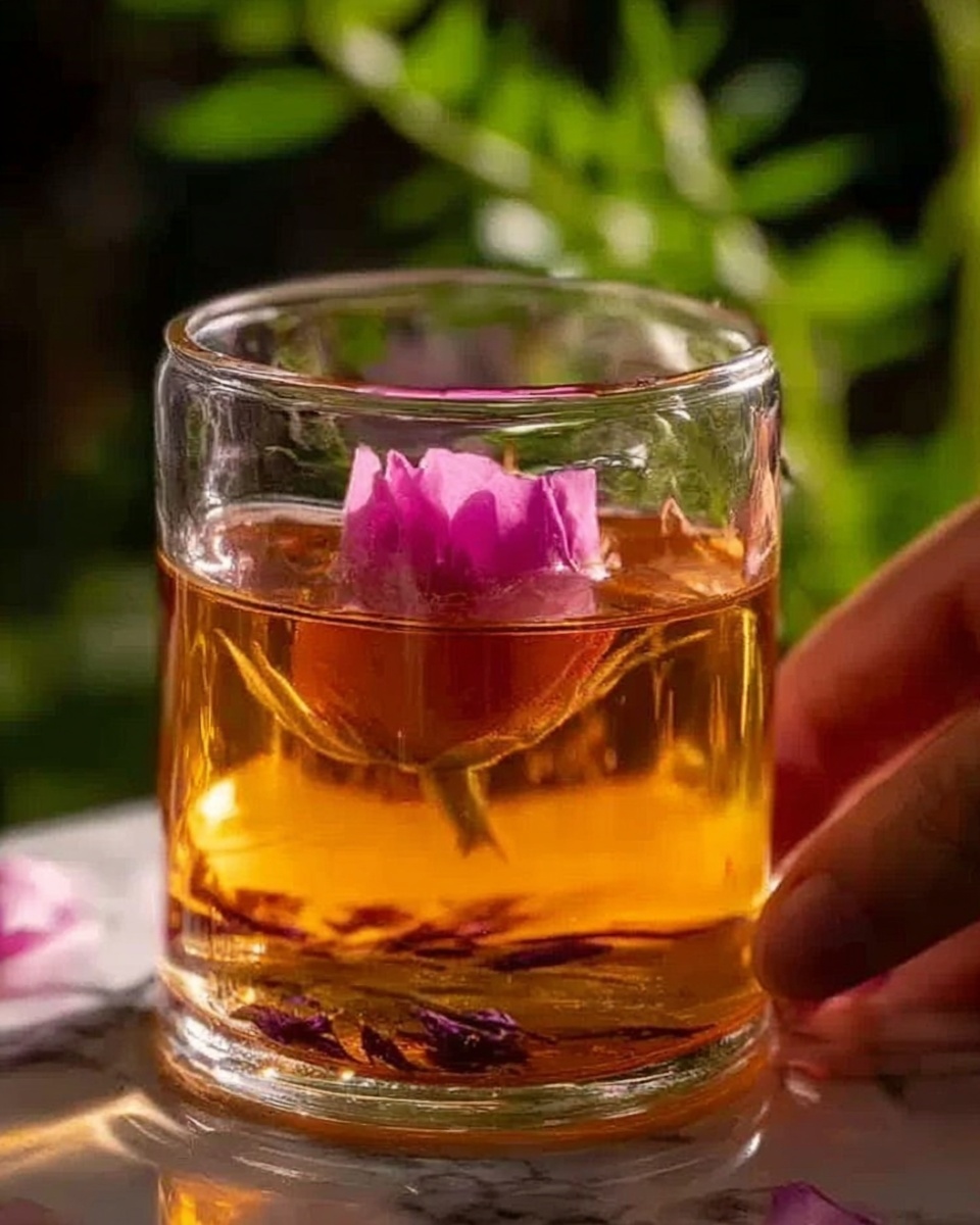 Rose Simple Syrup Recipe - Recipe Image