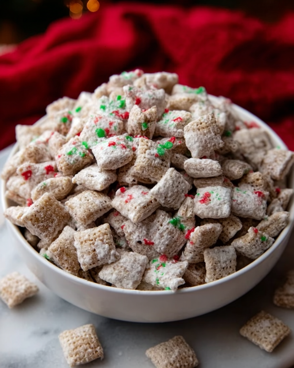 Reindeer Food (Christmas Puppy Chow) Recipe - Recipe Image