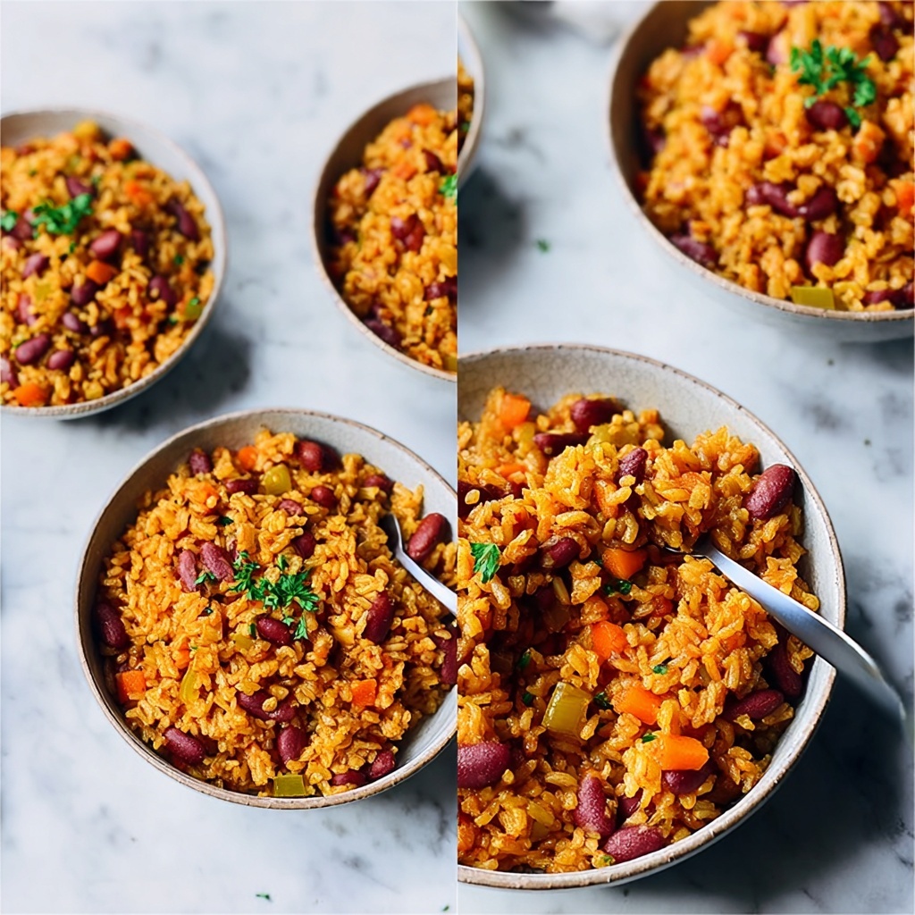 Savory Spanish Rice and Beans Recipe - Recipe Image