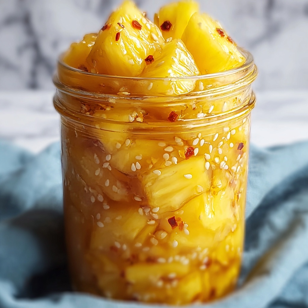 Savory Sweet Pineapple Cowboy Candy Recipe - Recipe Image