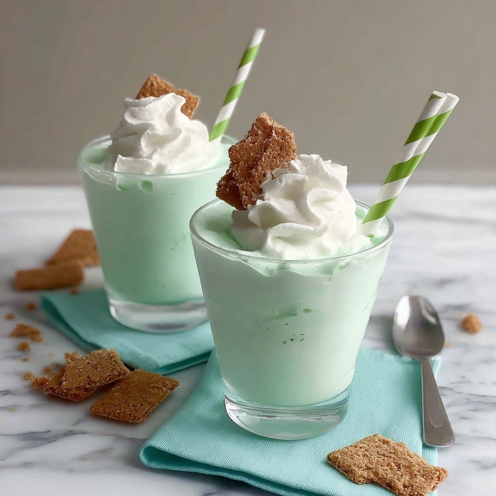 Cool Down with a Grasshopper Ice Cream Cocktail Delight Recipe - Recipe Image