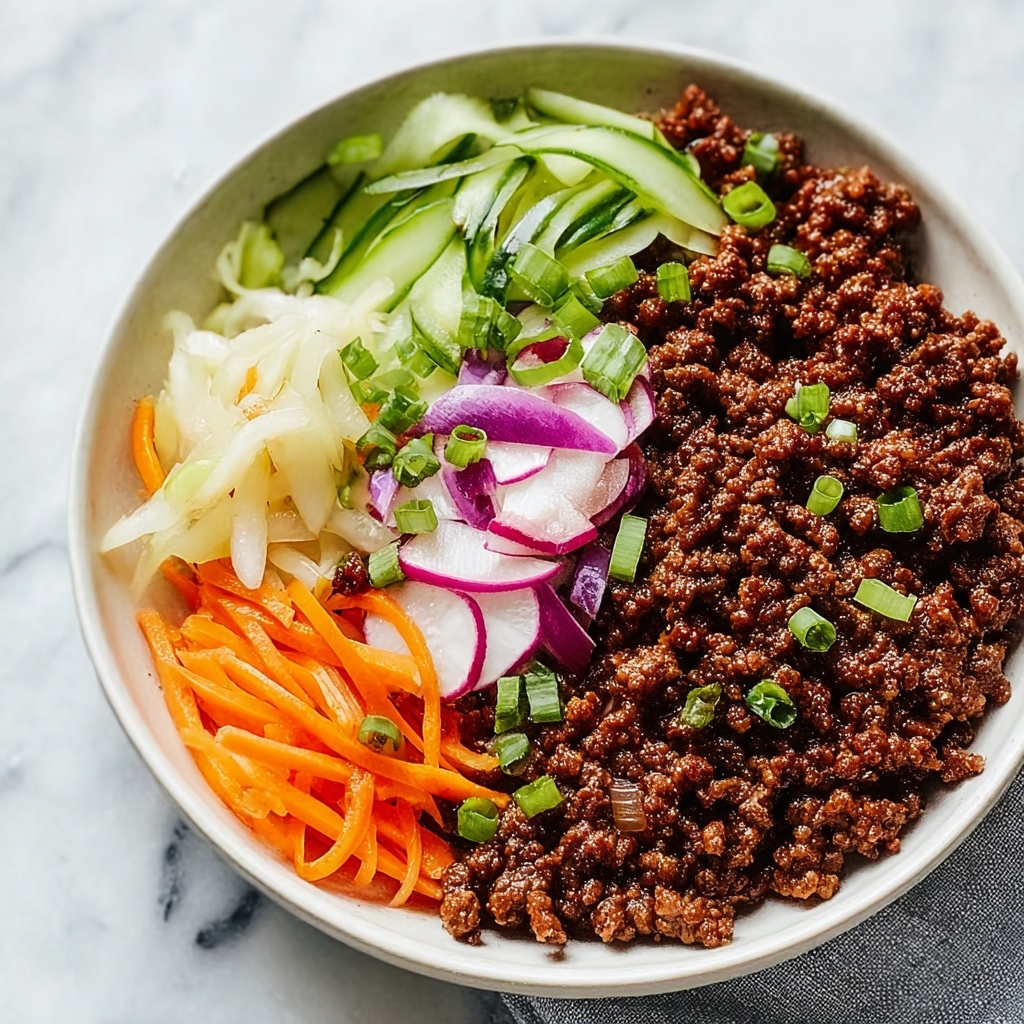 Asian Sloppy Joe Skillet with Baked Japanese Sweet Potatoes Recipe - Recipe Image