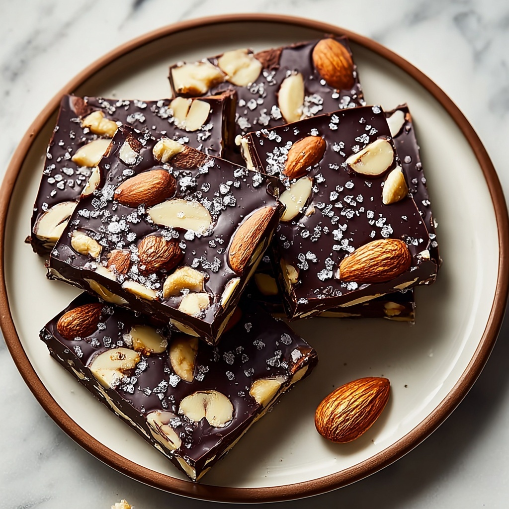Dark Chocolate and Sea Salt Nut Bars Recipe - Recipe Image
