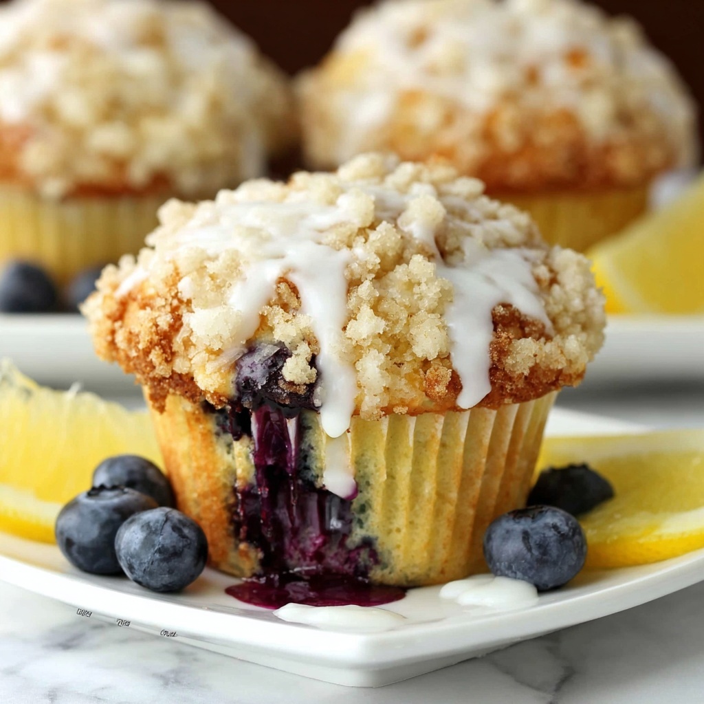 Lemon Blueberry Muffins Recipe - Recipe Image