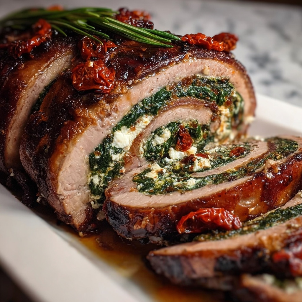 Italian Stuffed Flank Steak Recipe - Recipe Image
