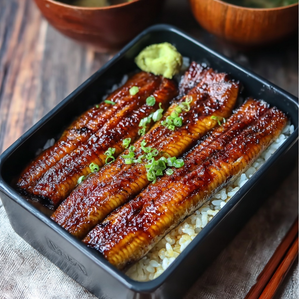 Savory Japanese Grilled Eel on Rice Recipe - Recipe Image