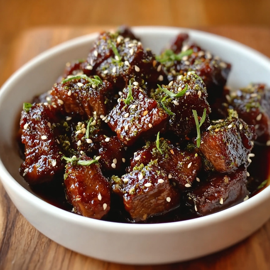 Sweet and Sticky Steak Bites Recipe - Recipe Image