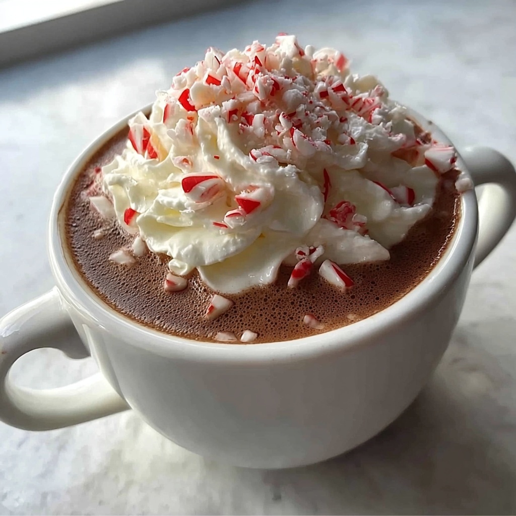 Christmas Peppermint Hot Chocolate Recipe - Recipe Image