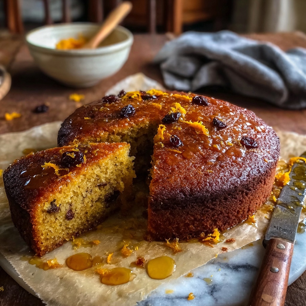 Sticky Orange Date Cake with Clove Syrup Recipe - Recipe Image
