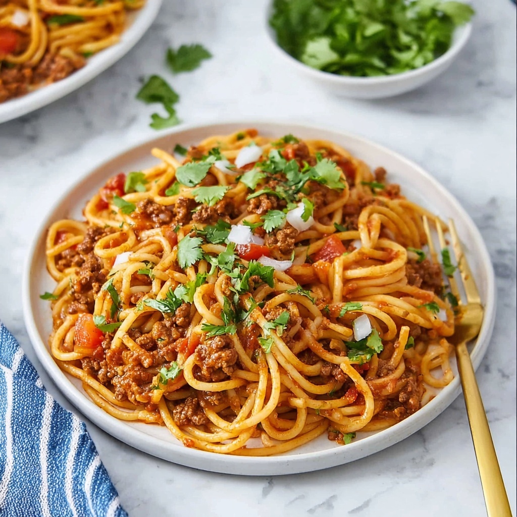 Taco Spaghetti Recipe - Recipe Image