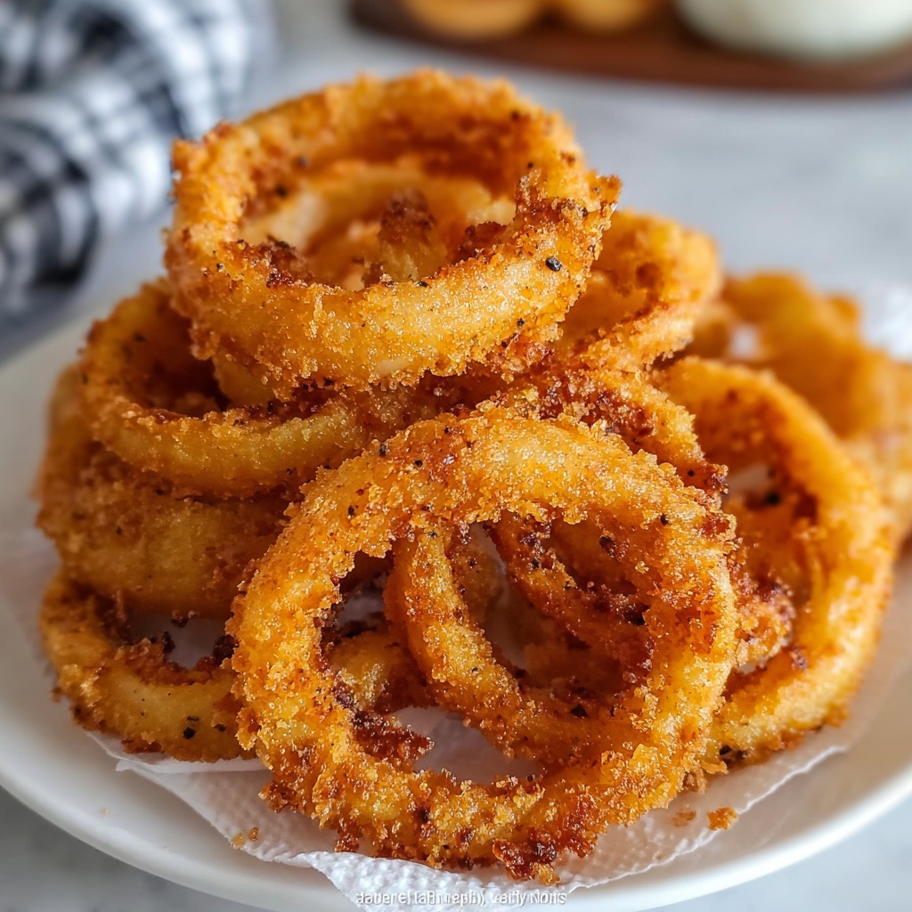 Crispy Fried Onion Rings Recipe - Recipe Image