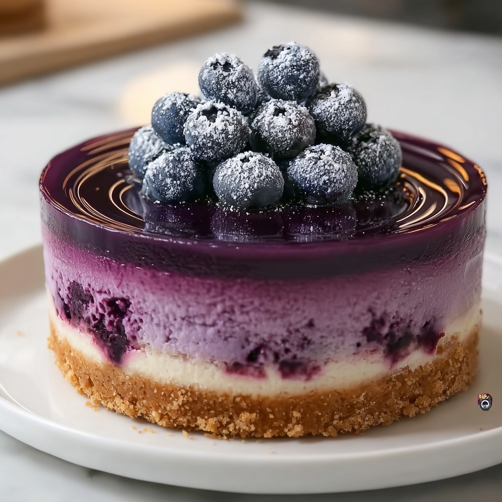 Boo Berry Cheesecake Recipe - Recipe Image