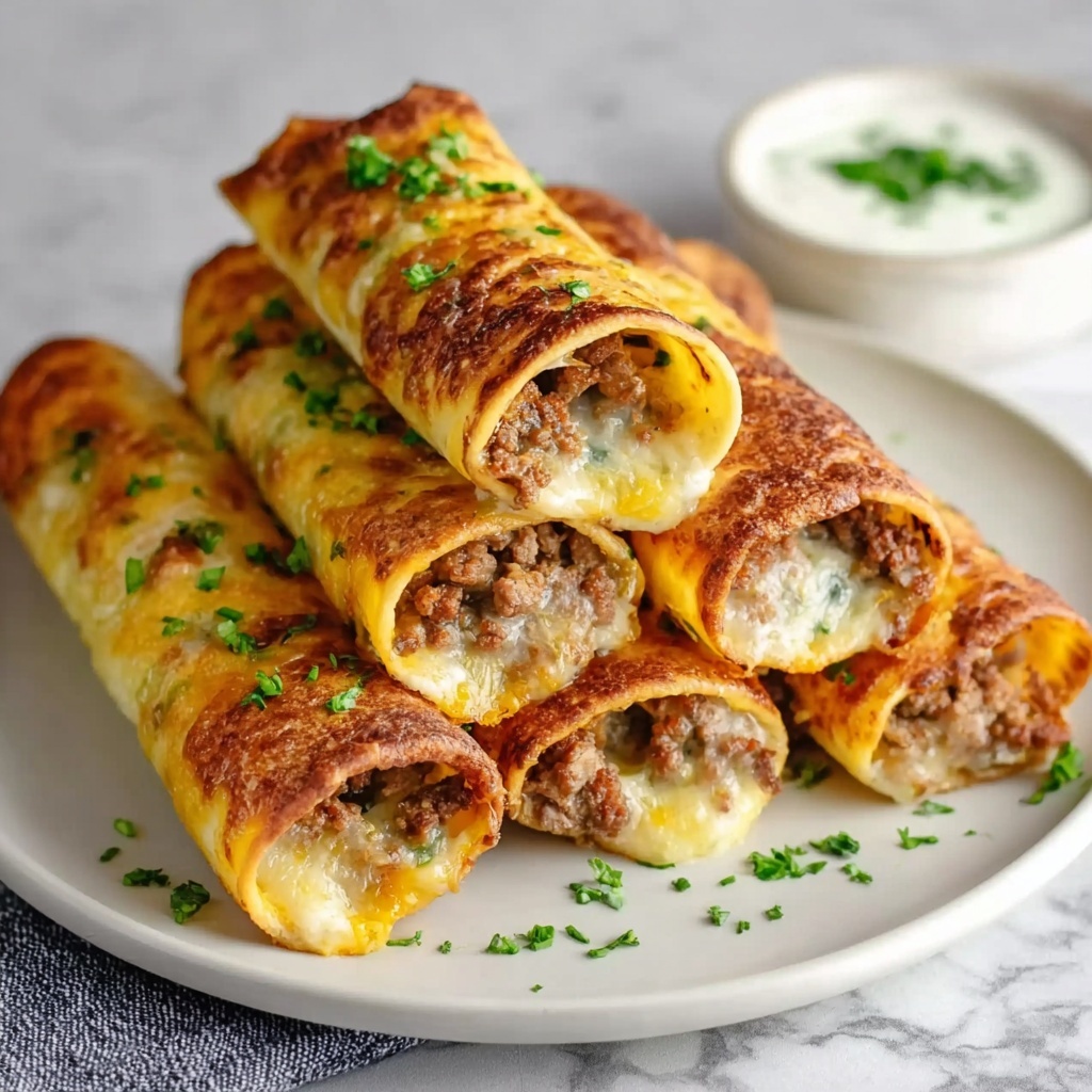 Keto Philly Cheesesteak Roll Ups Recipe - Recipe Image