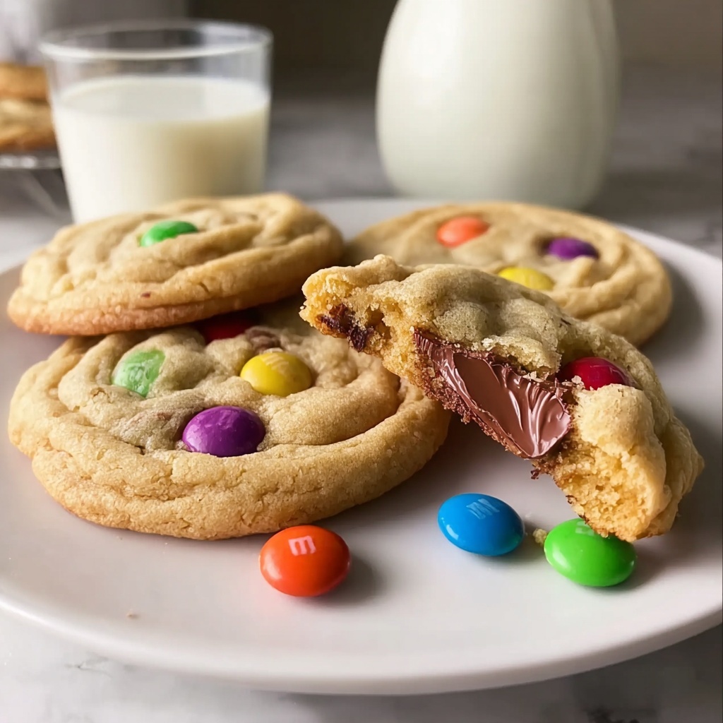 Soft and Chewy M&M Cookies: 7 Steps to Blissful Joy Recipe - Recipe Image