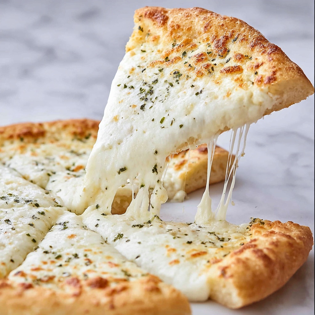 White Pizza with Ricotta, Mozzarella, and Fresh Herbs Recipe - Recipe Image