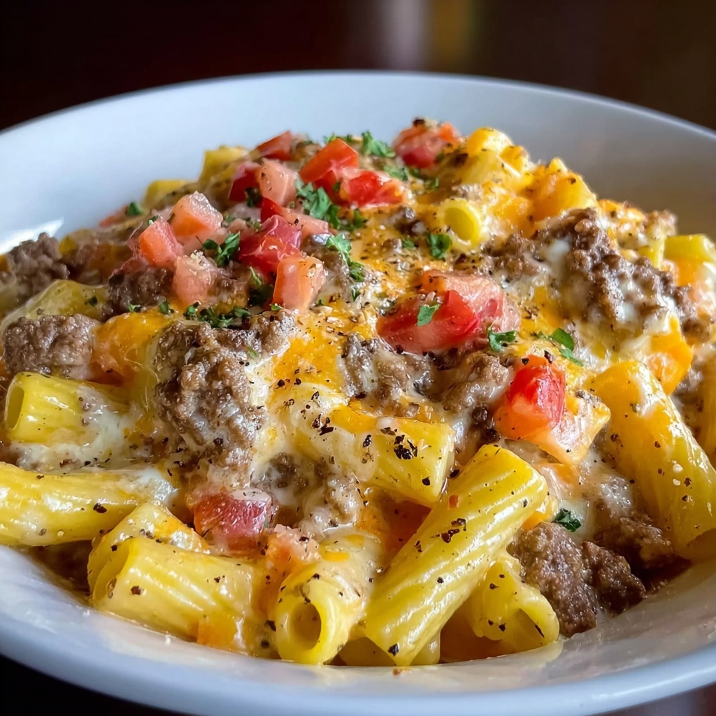 One-Pot Creamy Taco Pasta Recipe - Recipe Image