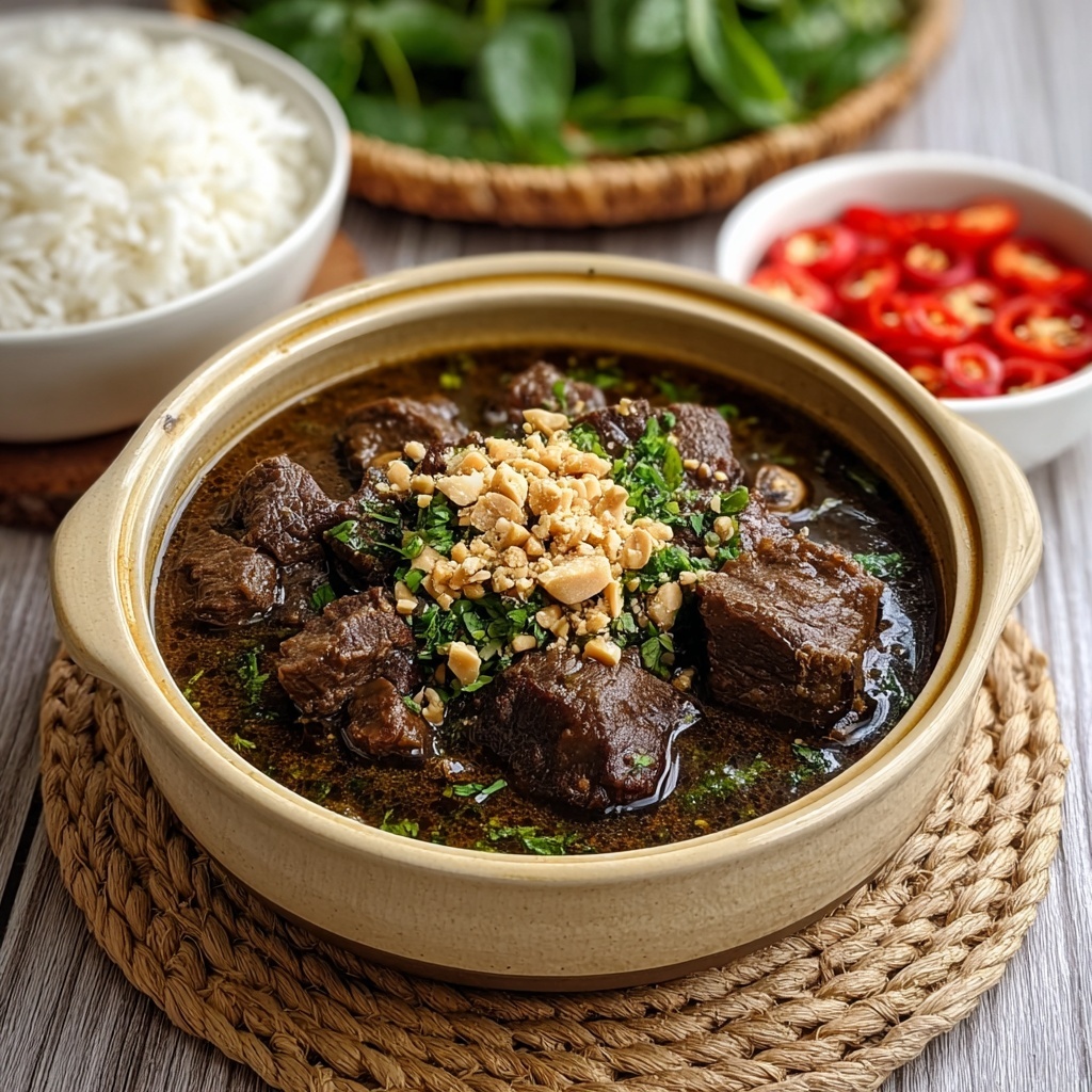 Savory Beef Pares: Filipino-style Spiced Beef Stew with Aromatic Broth Recipe - Recipe Image