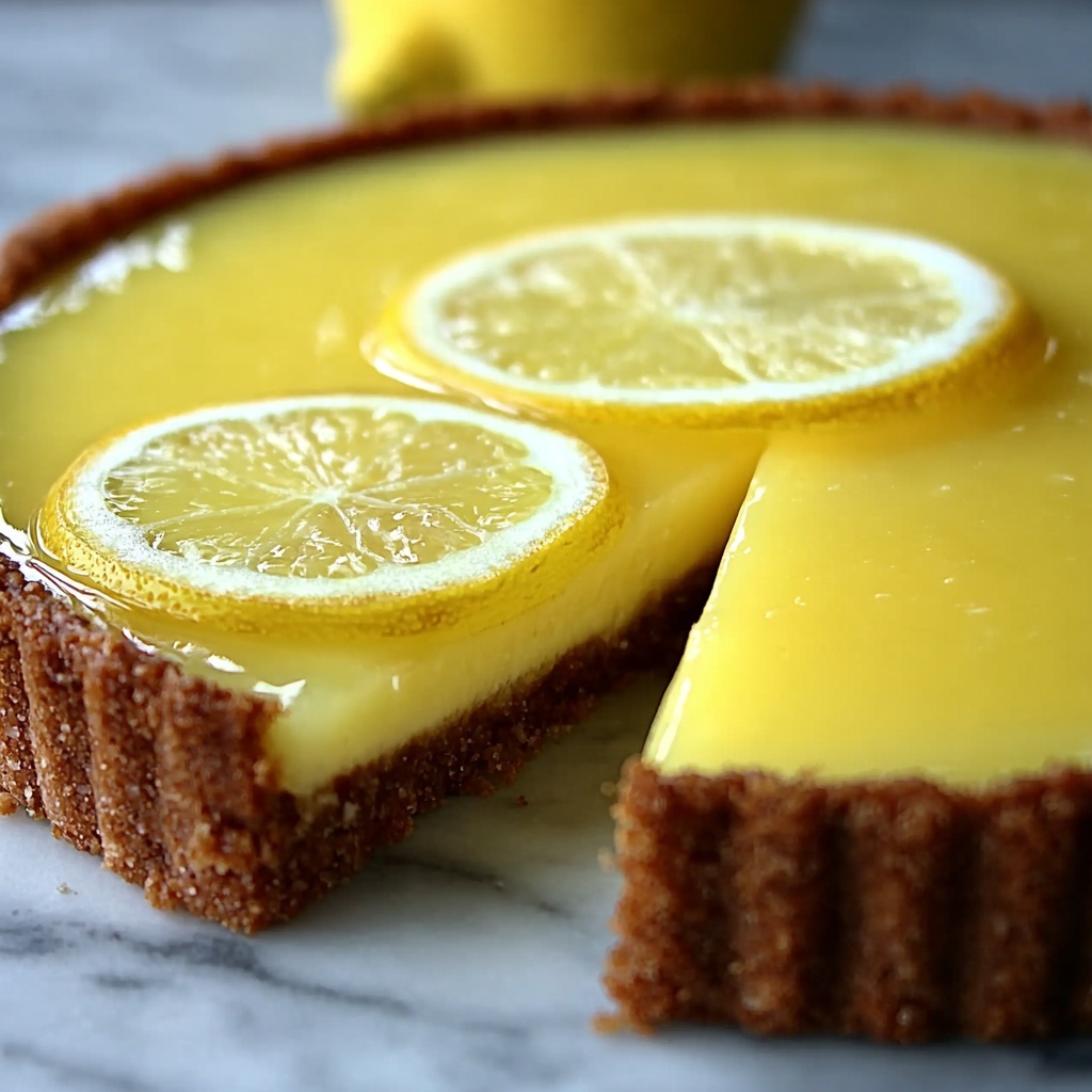 Grandma’s Lemon Custard Cake: A Slice of Sunshine Bliss Recipe - Recipe Image