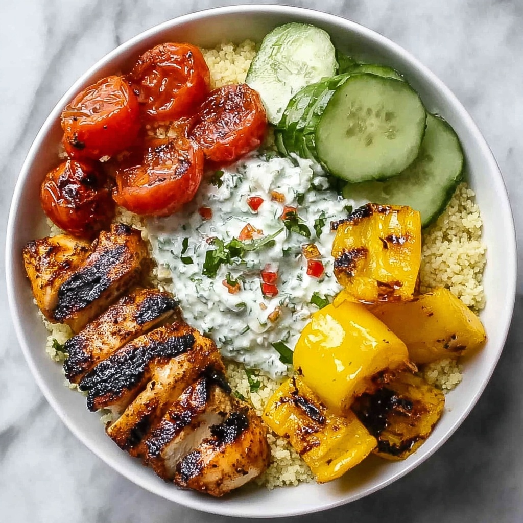 Greek Chicken Tzatziki Bowls Recipe - Recipe Image
