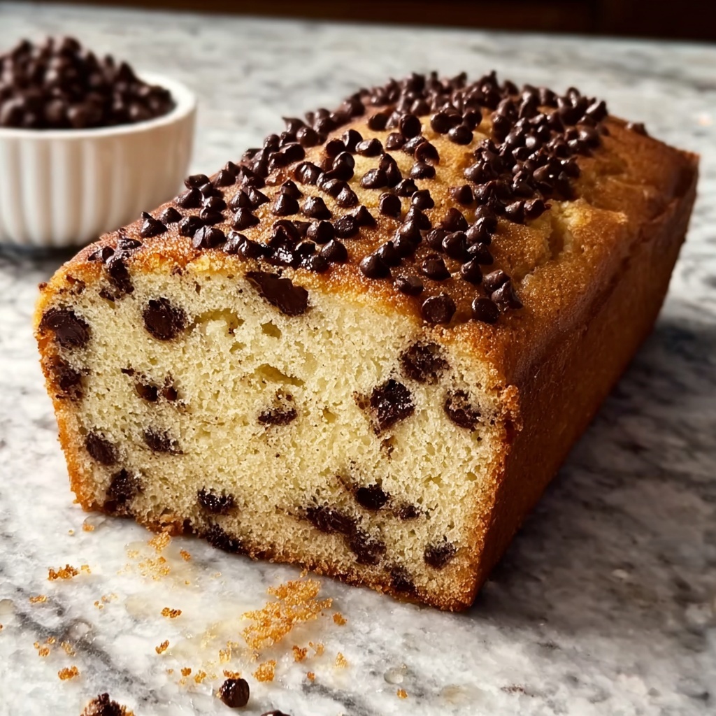 Chocolate Chip Loaf Cake Recipe - Recipe Image