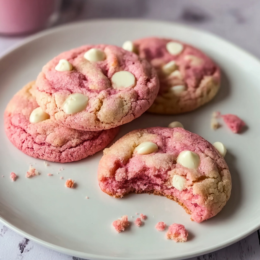 Strawberry Cake Mix Cookies Recipe - Recipe Image