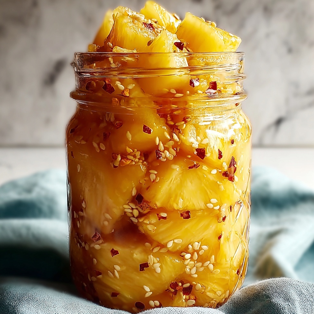 Savory Sweet Pineapple Cowboy Candy Recipe - Recipe Image