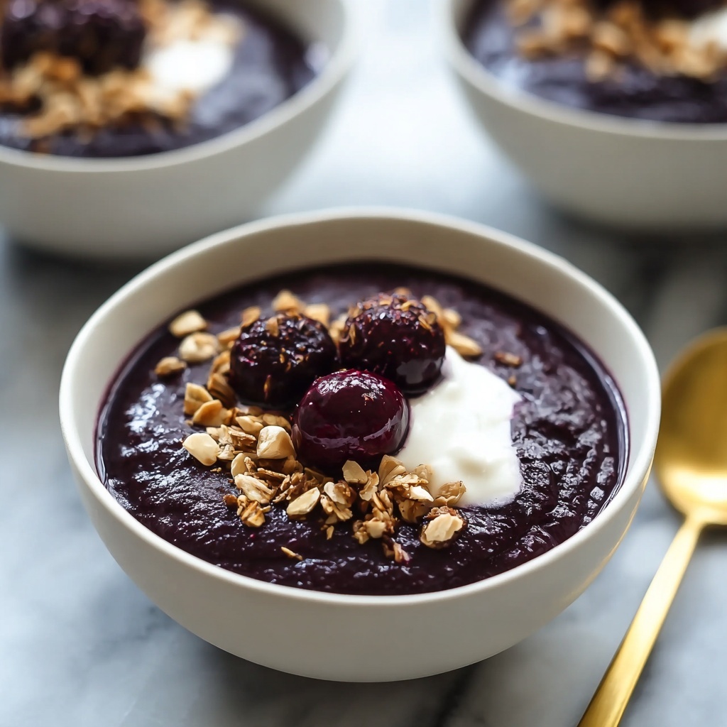 Thai Black Sticky Rice Pudding: A Vegan Delight Recipe - Recipe Image