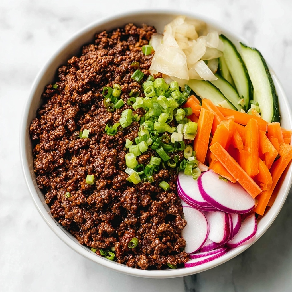 Asian Sloppy Joe Skillet with Baked Japanese Sweet Potatoes Recipe - Recipe Image
