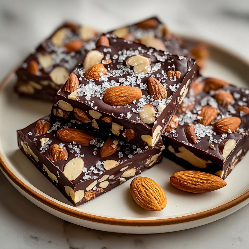 Dark Chocolate and Sea Salt Nut Bars Recipe - Recipe Image