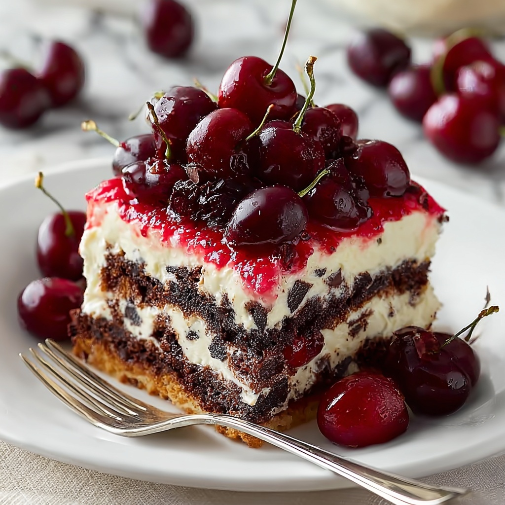Irresistible Cherry Garcia Chocolate Cherry Cake Delight Recipe - Recipe Image