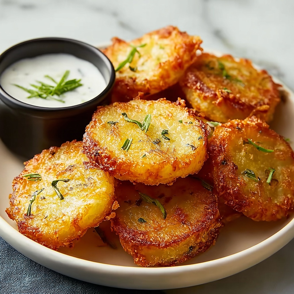 Crispy Vegan Fried Green Tomatoes with Spicy Remoulade Recipe - Recipe Image