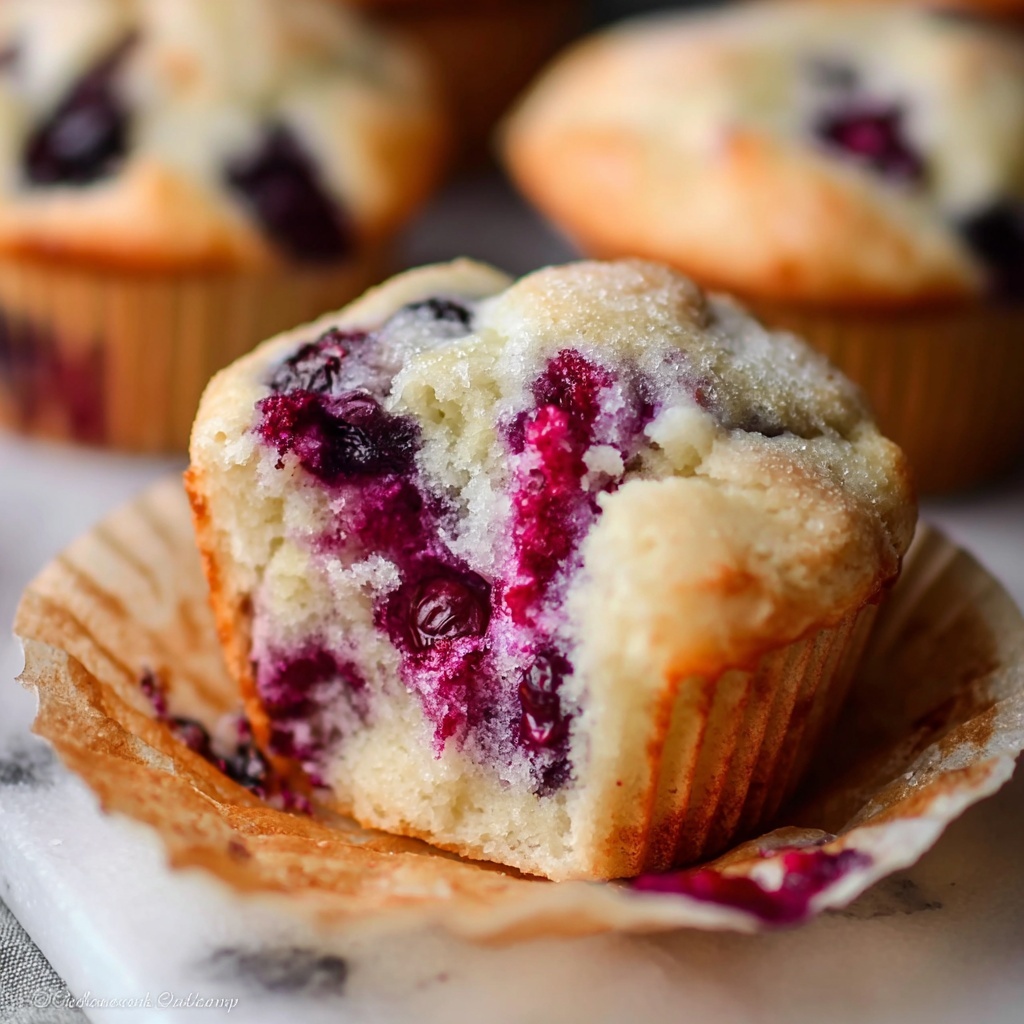 Fluffy Blueberry Muffins Recipe - Recipe Image