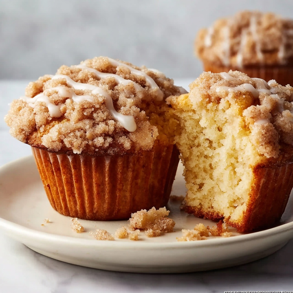 Coffee Cake Muffins – Soft, Gooey, Bakery-Style Breakfast Treat Recipe - Recipe Image