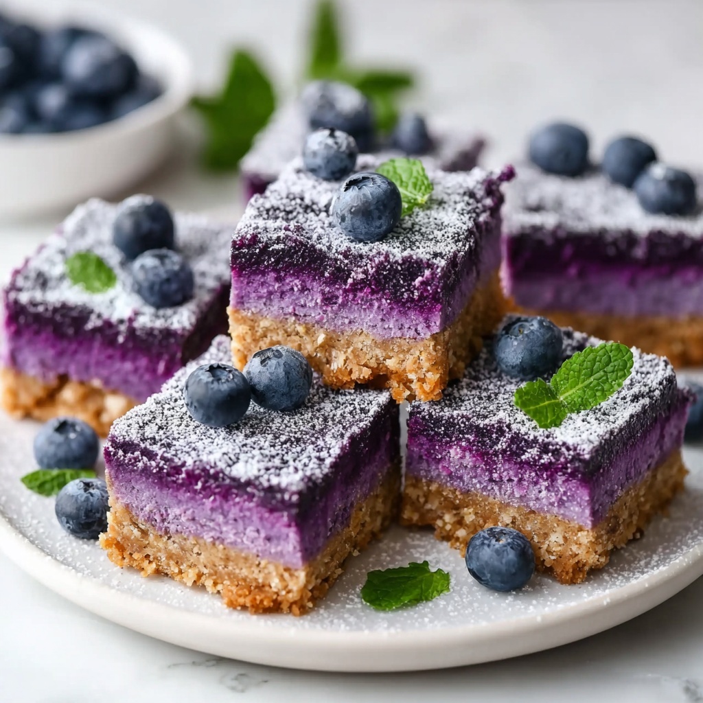 Keto Blueberry Bars Recipe - Recipe Image
