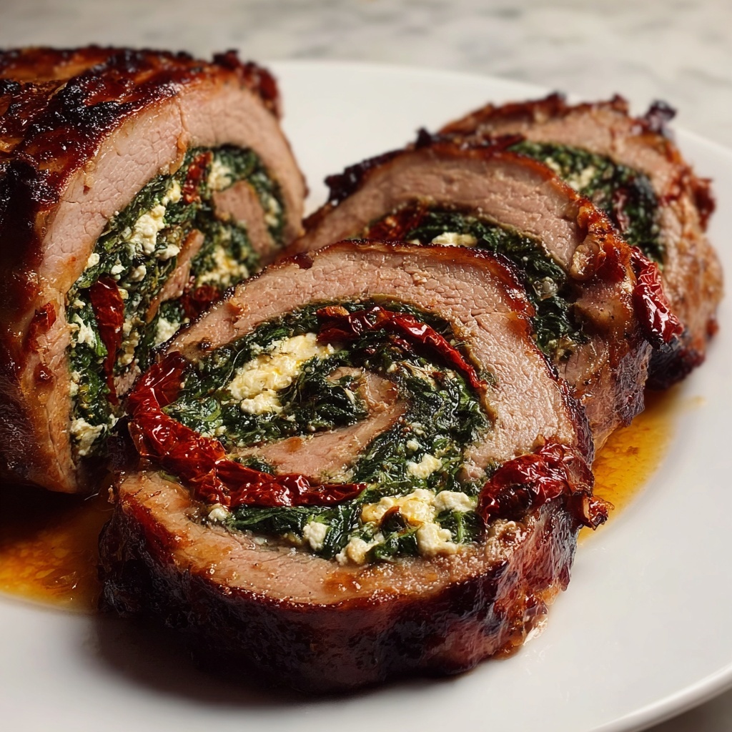 Italian Stuffed Flank Steak Recipe - Recipe Image