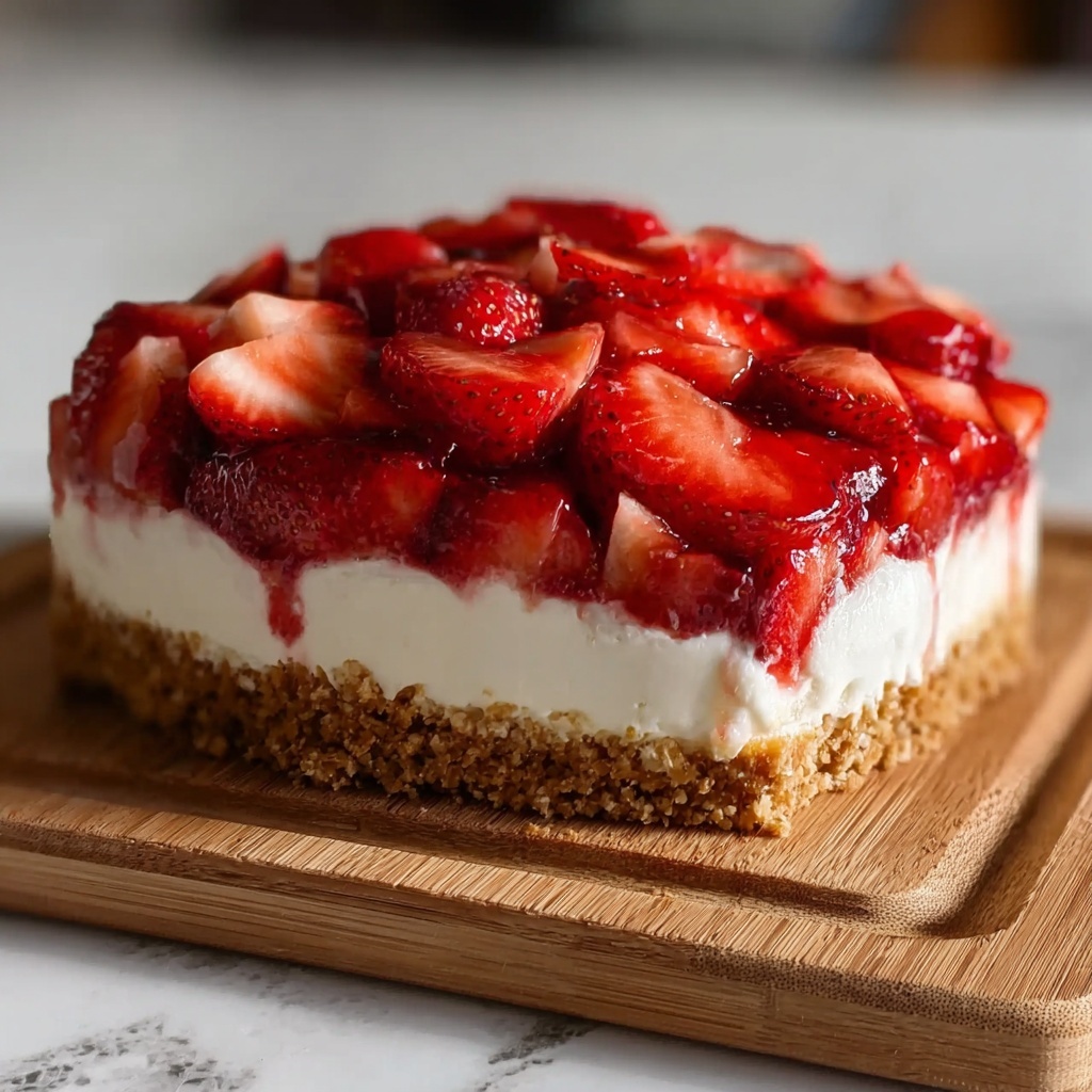 Strawberry Crunch Churro Cheesecake Recipe - Recipe Image