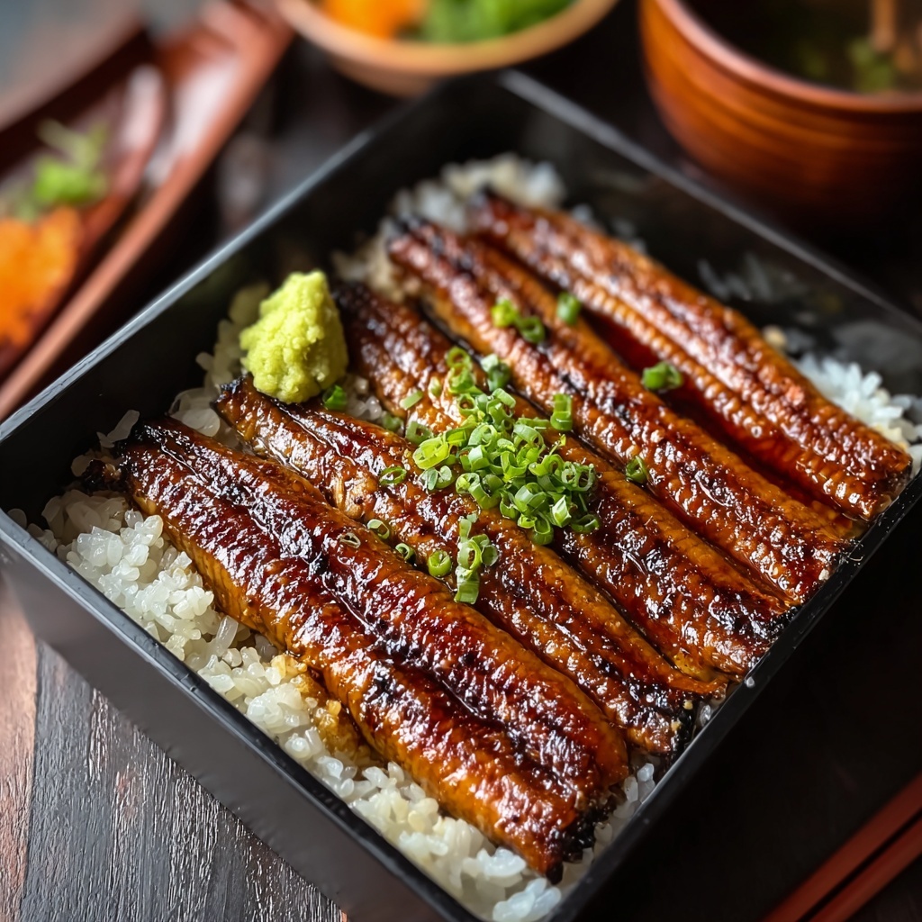 Savory Japanese Grilled Eel on Rice Recipe - Recipe Image