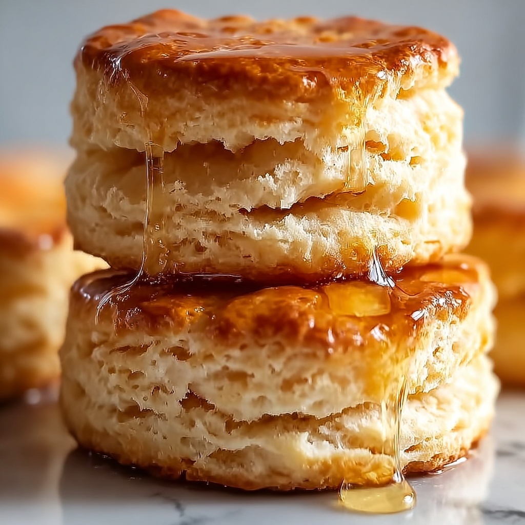 Easy Hot Honey Chicken Biscuits Recipe - Recipe Image