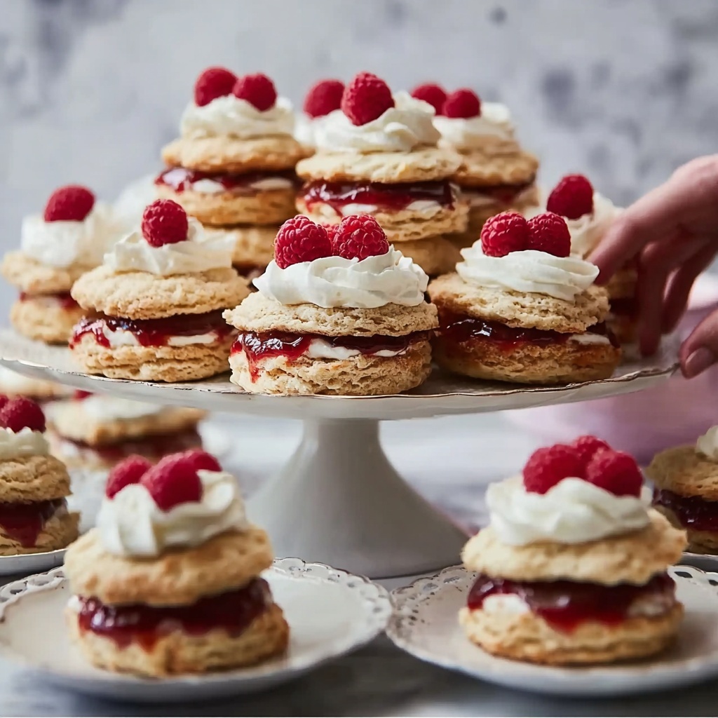 Sourdough Scones with Rhubarb and Strawberry Compote Recipe - Recipe Image