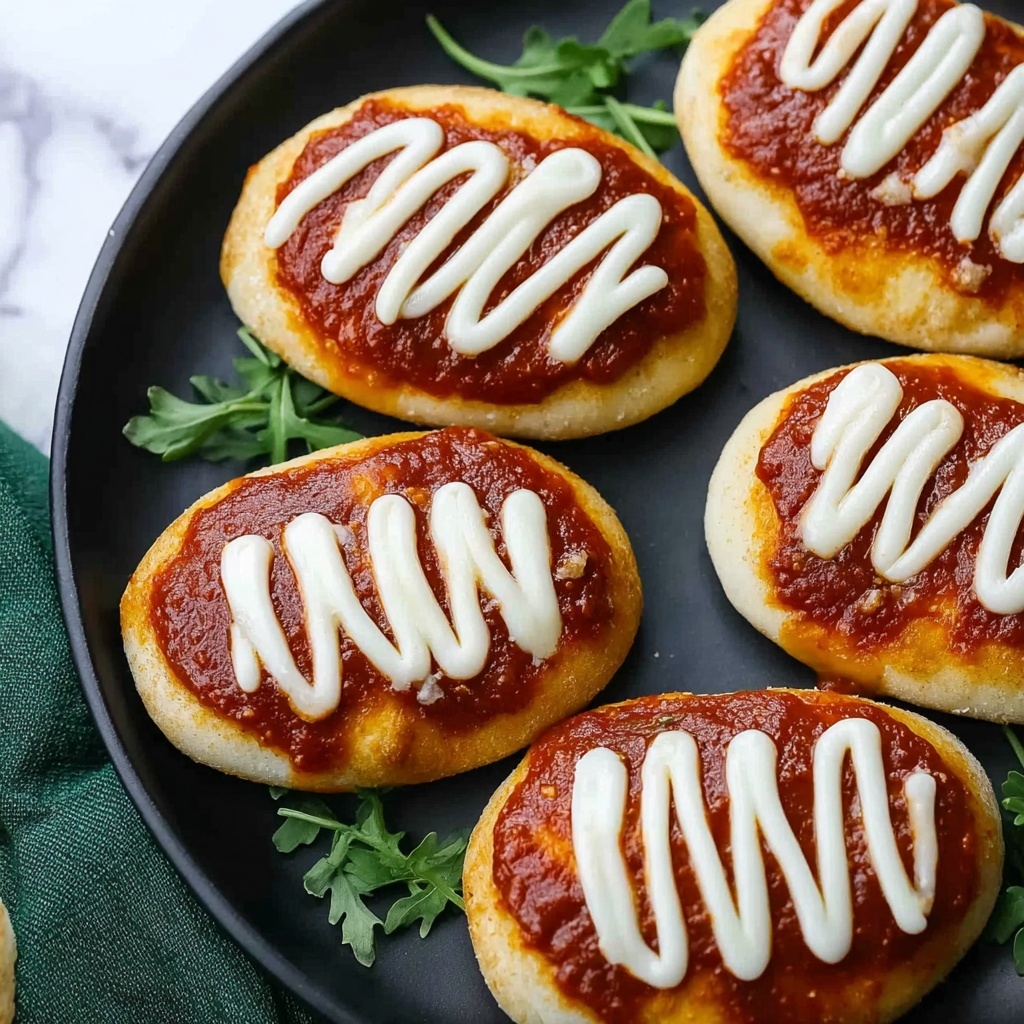 Mini Football Pizzas: A Kid-Friendly Game Day Delight Recipe - Recipe Image