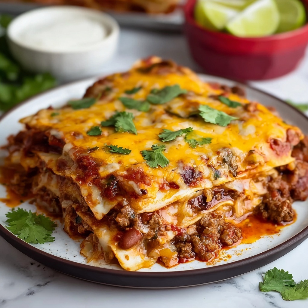 Beef and Bean Enchiladas Recipe - Recipe Image